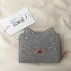 TED BAKER LONDON kitten wallet